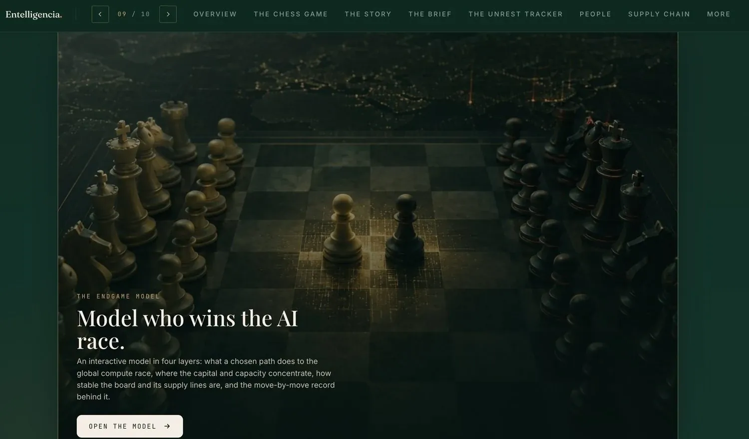 The interactive endgame model from the United States chapter